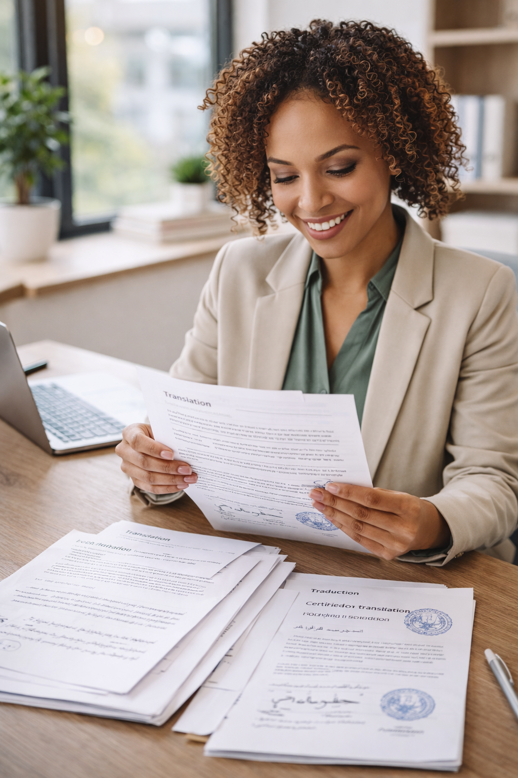 Translation services and certified documents